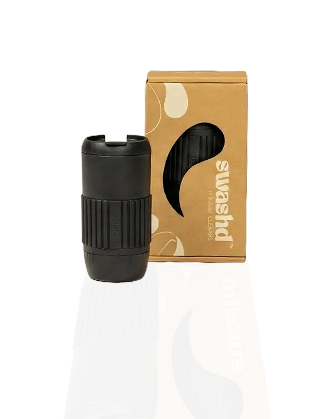 Midnight Self-Cleaning Travel Cup | Swashd – SWASHD | Self Cleaning ...